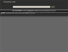 Tablet Screenshot of katoplay.com